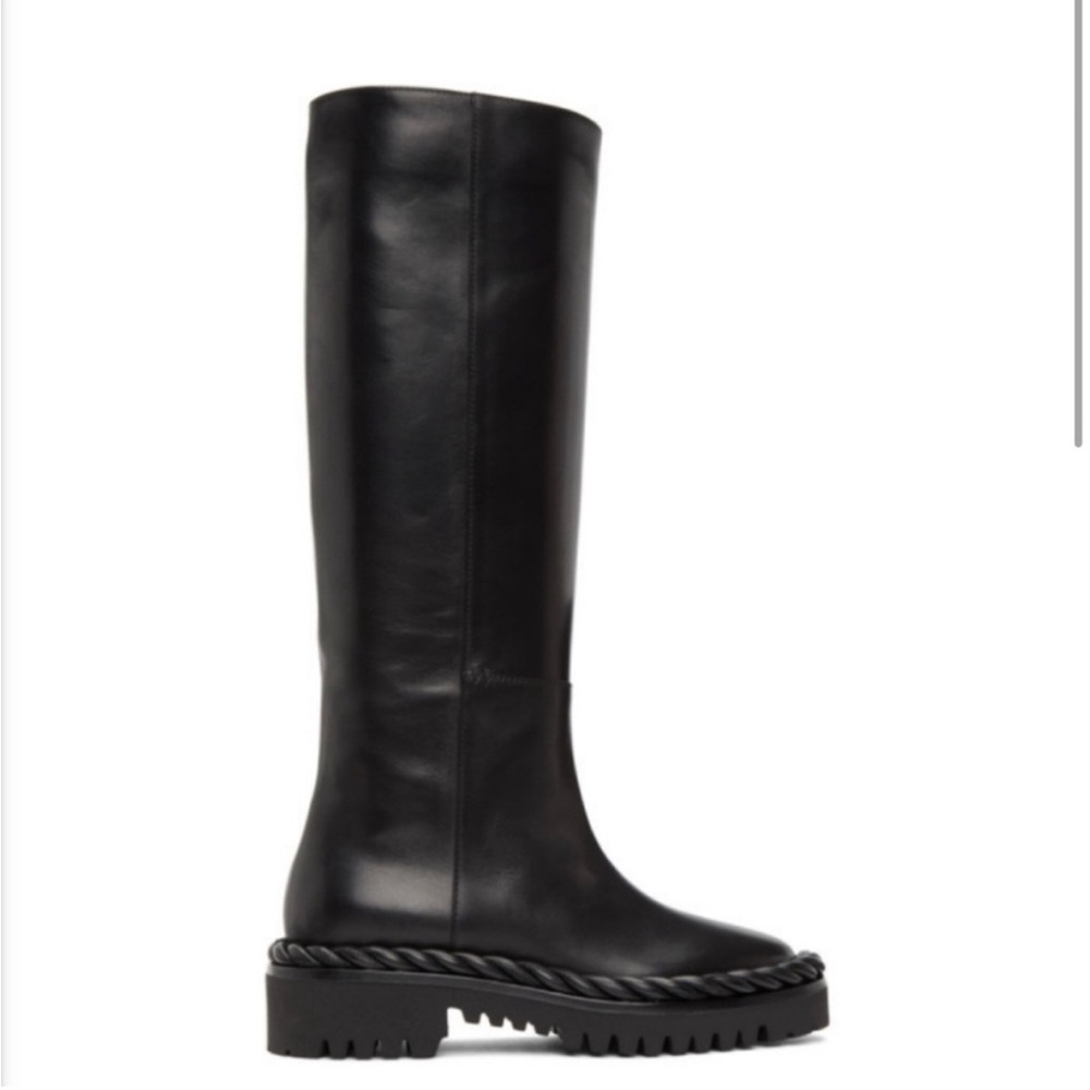 Valentino Garavani Leather Rope Lup Boots